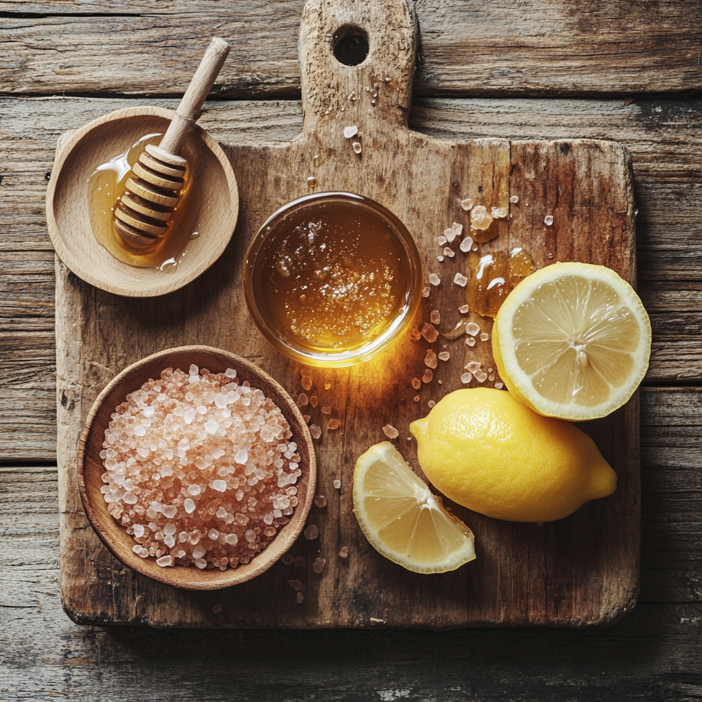 ingredients for pink salt trick recipe