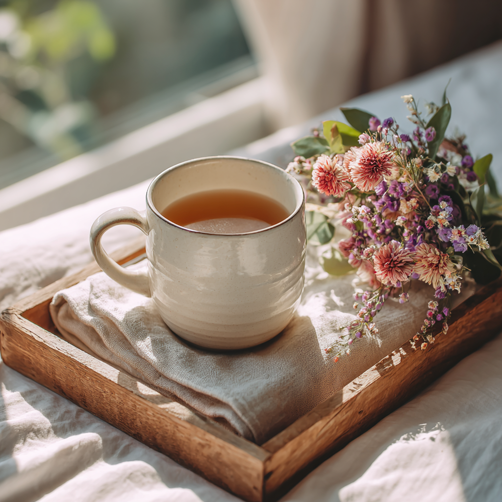 Served olive oil cayenne pepper and lemon juice tonic