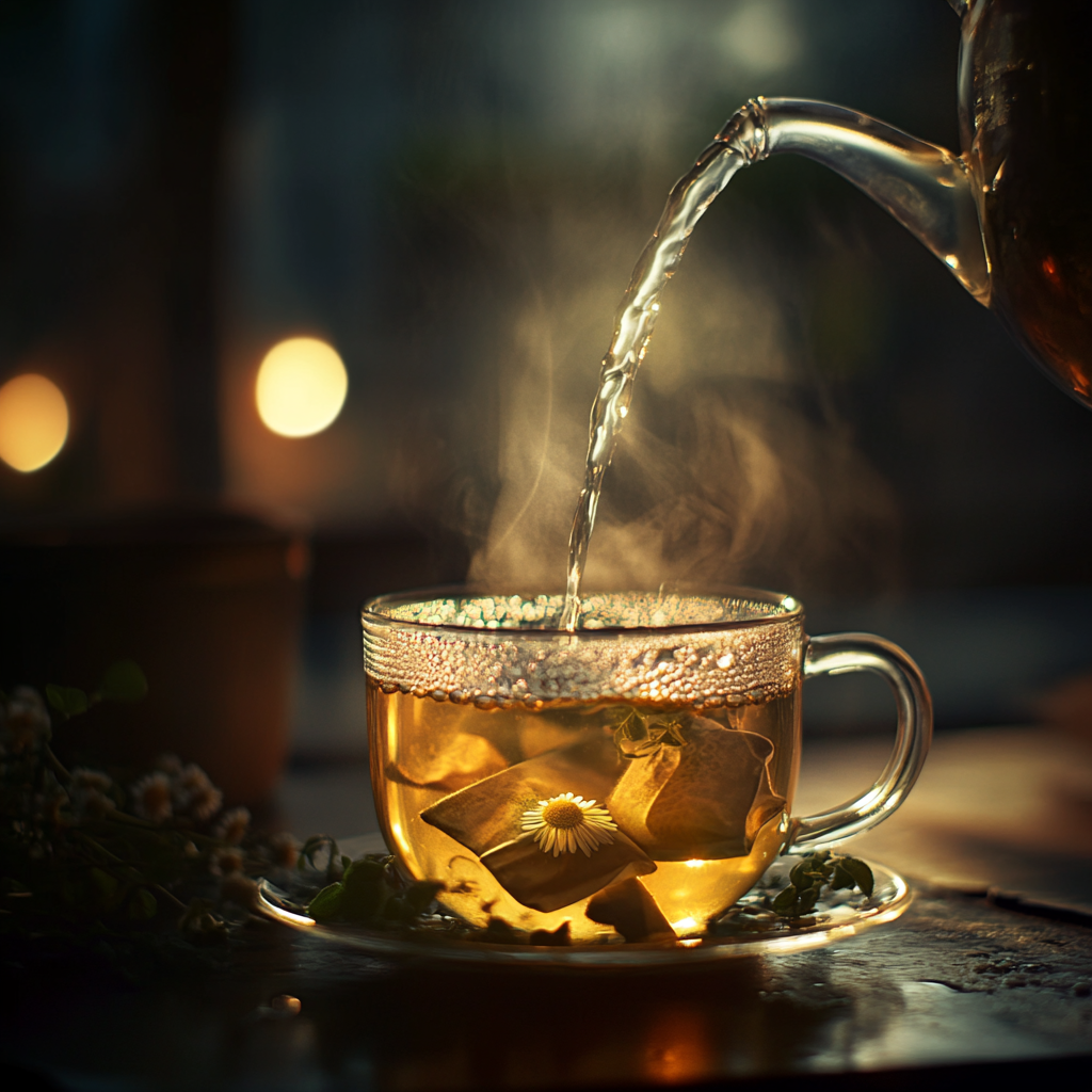 steeping tea for night time fat burner