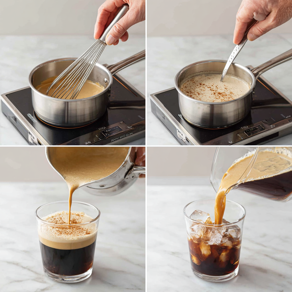 tahini coffee preparation