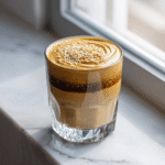 tahini-latte-served