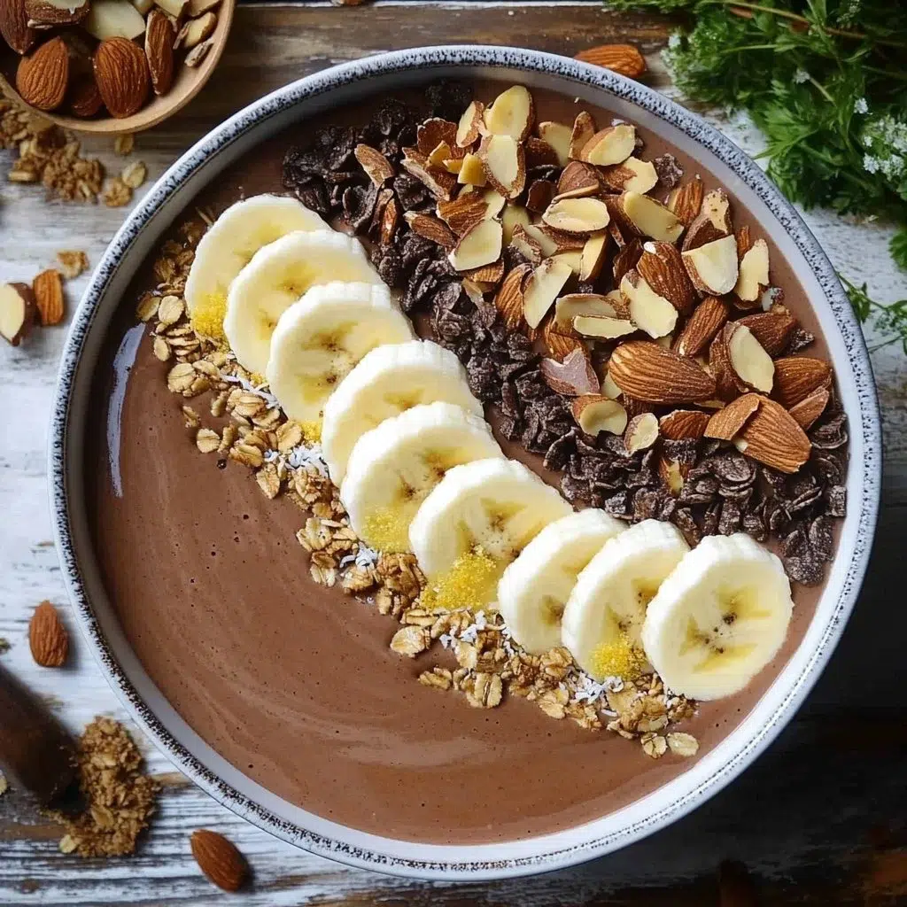 CHOCOLATE CARAMEL SMOOTHIE BOWL