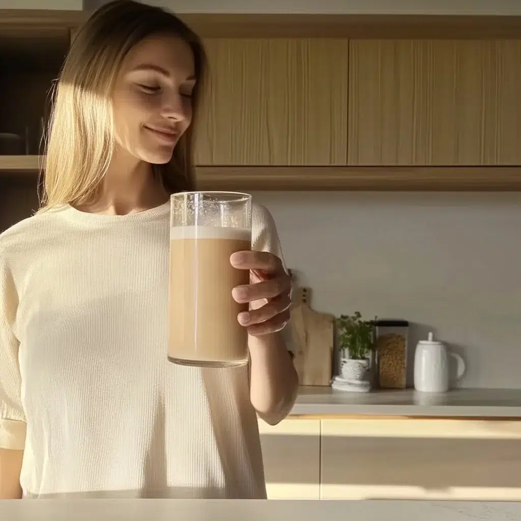 Healthy Coffee Banana Protein Smoothie Recipe