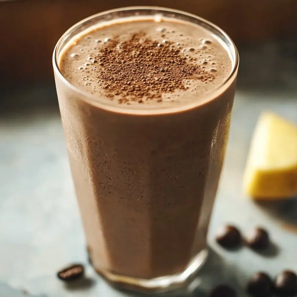 Mocha Coffee Protein Smoothie