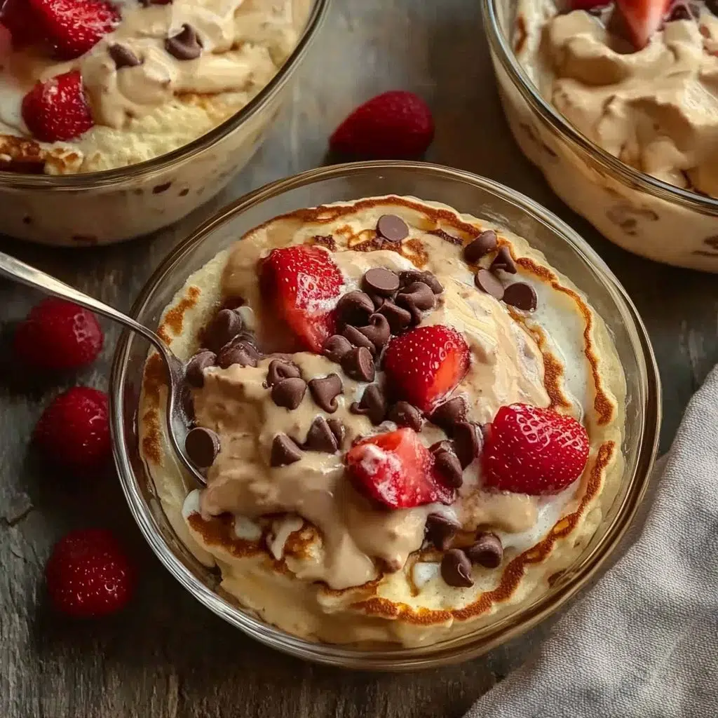 Single Serving Fluffy Baked Protein Pancake Bowls