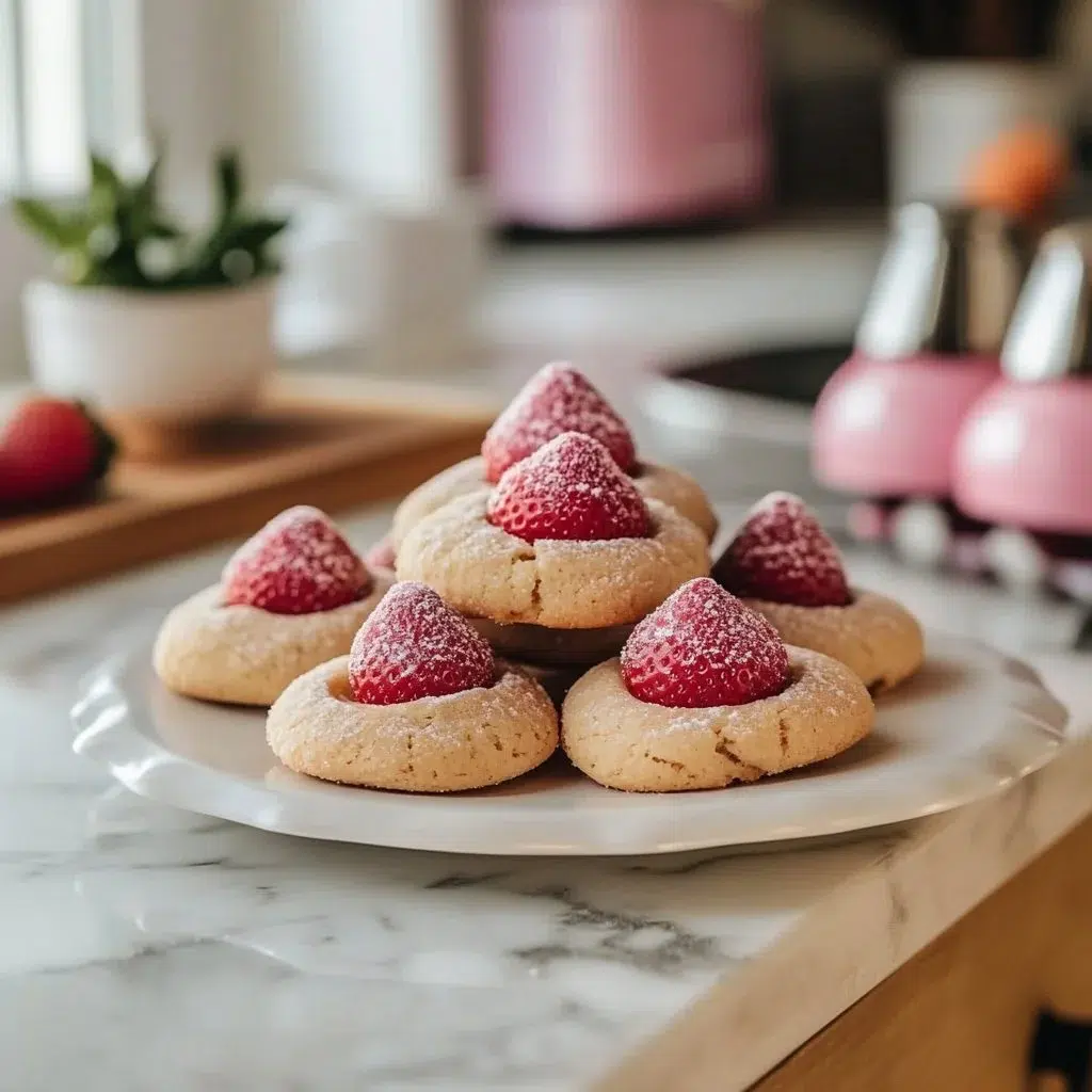 Strawberry Kiss Cookies