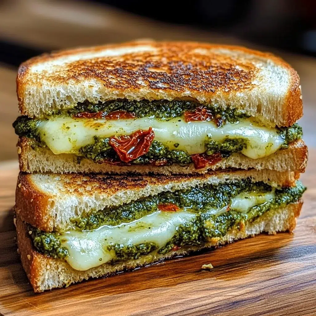 Sun-Dried Tomato Pesto Grilled Cheese: A Flavor Delight!
